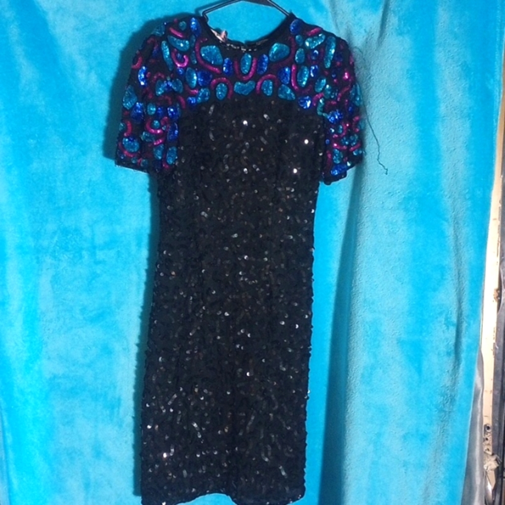 1921 beaded and sequence dress